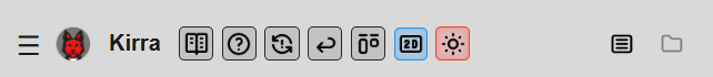 App navigation bar