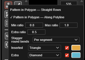 Pattern in Polygon right-click menu