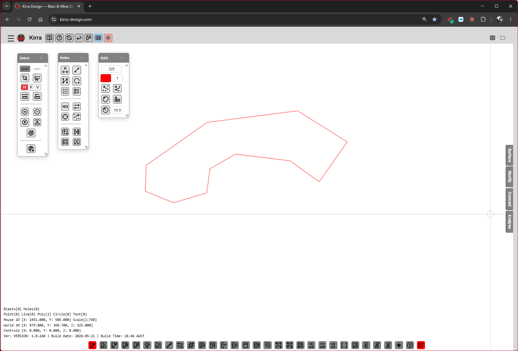 Step 5A — Polygon drawn